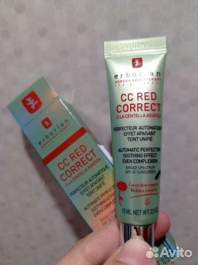 Крем для лица erborian CC red correct