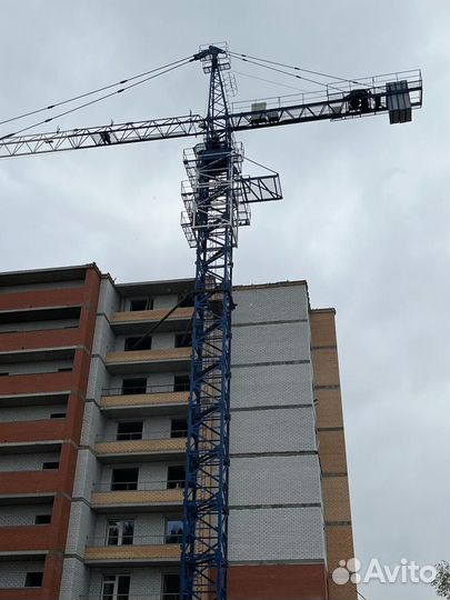 Башенный кран dahan QTZ80 (5613) с оголовком