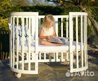 Кроватка EllipseBed 6в1 оригинал с 2 матрасами