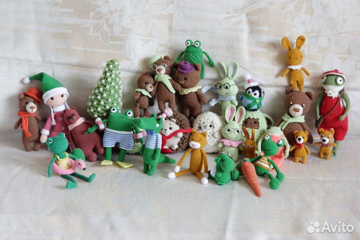 Вязаные игрушки ручной работы