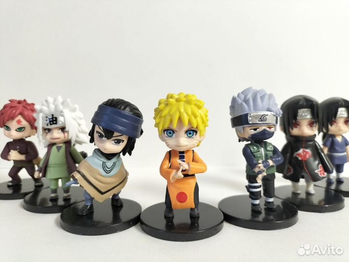 Набор аниме фигурок Наруто, 12 штук