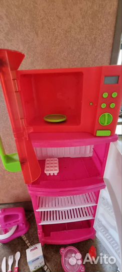 Детский холодильник, миксер и микроволновая печь