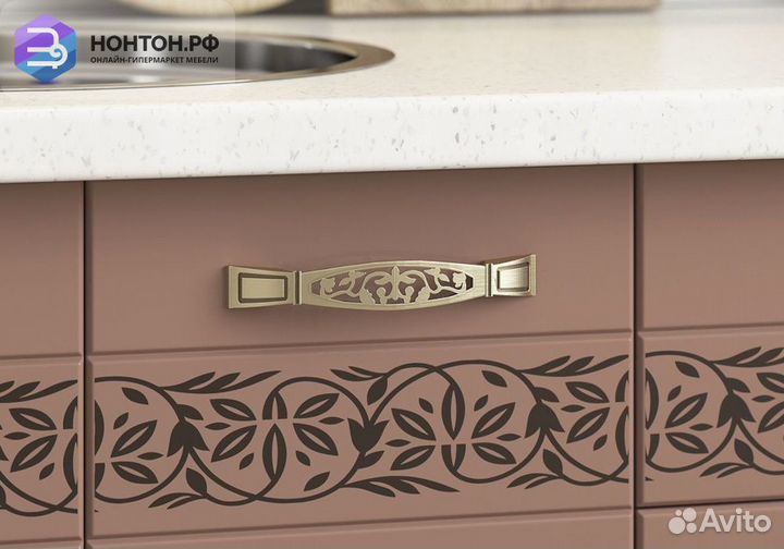 Кухня Мечта 2.0 м белый / крем глянец / капучино