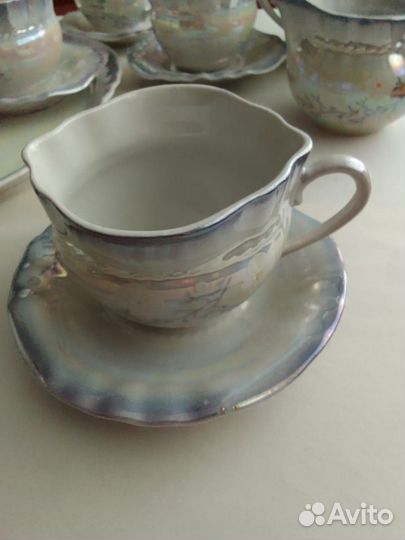 Чайный сервиз с самоваром