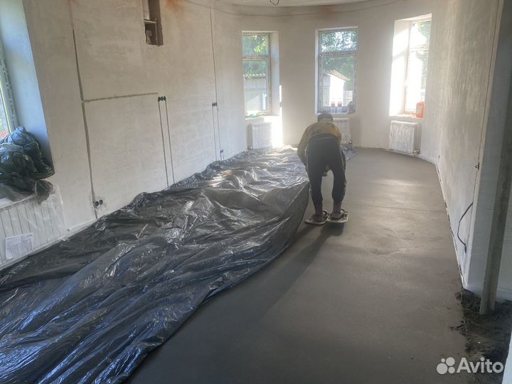 Механизированная стяжка Пола в конаково