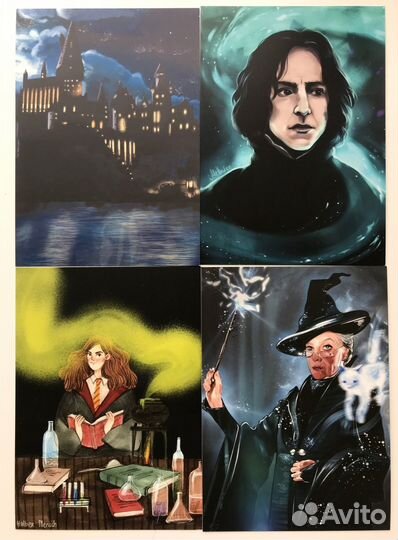 Открытки Гарри Поттер