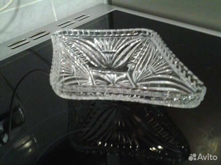 Хрустальная ваза-Ромбик