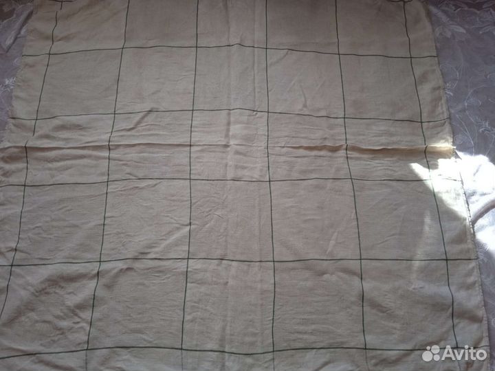 Старинные льняные скатерти с вышивкой