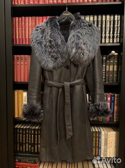 Кожаная дубленка