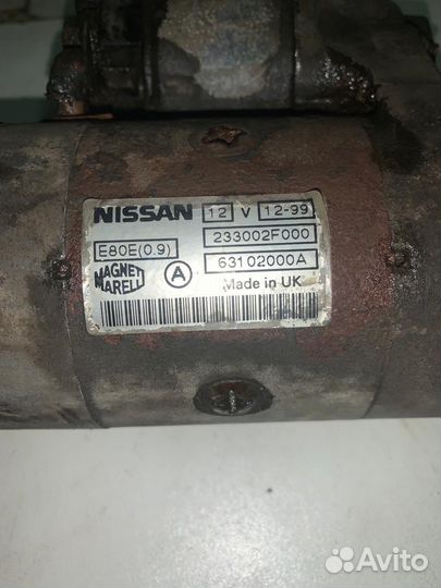 Стартер Nissan Primera P11