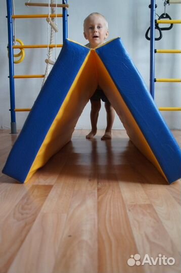 Мат гимнастический 2х1х0.08 складной