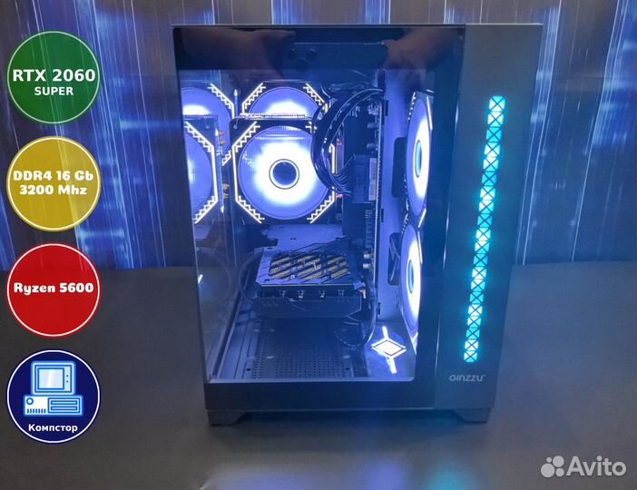 Сборки пк AMD5600-RTX2060SUP-16DDR4-BIZ9426835-A520
