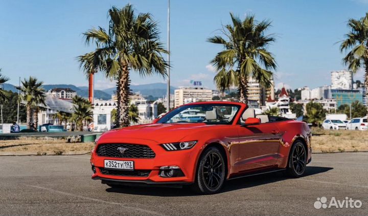 Прокат ford mustang кабриолет Сочи Адлер