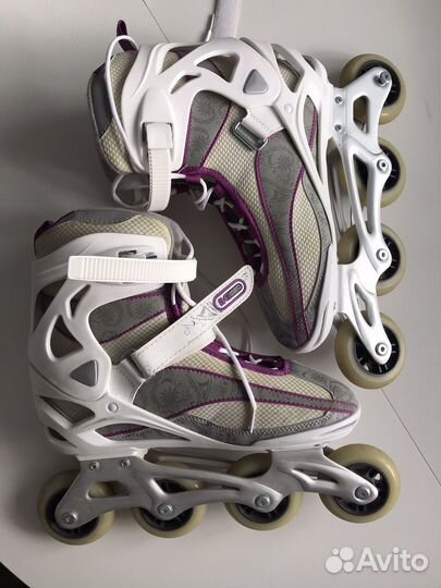 Роликовые коньки женские 40-41р.+защита