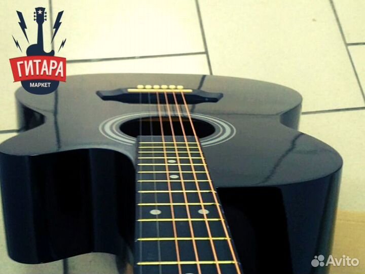 Акустическая гитара Belucci 40 дюймов черная