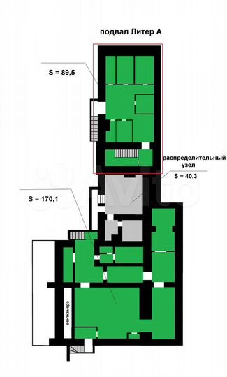 Сдам помещение свободного назначения, 89.5 м²