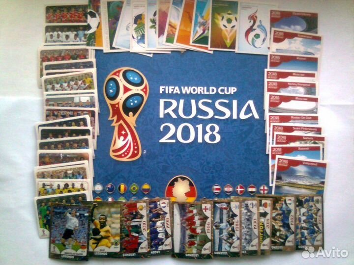 Наклейки Panini Fifa World Cup Russia 2018