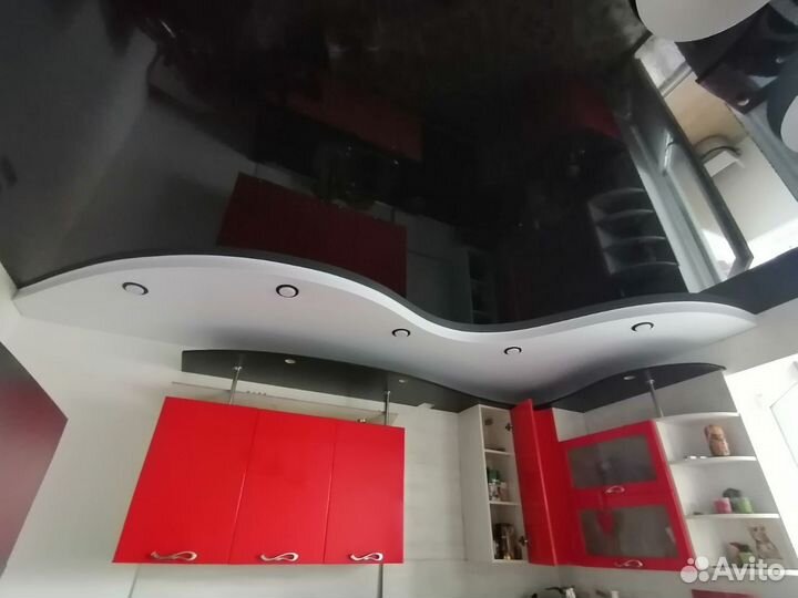 Установка натяжных потолков /Быстрый замер