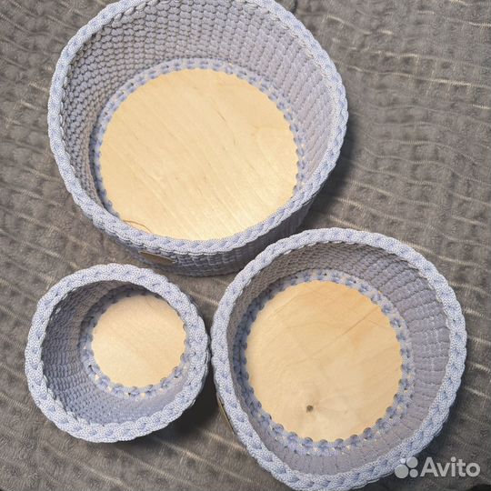 Набор корзинок для хранения / 3 штуки