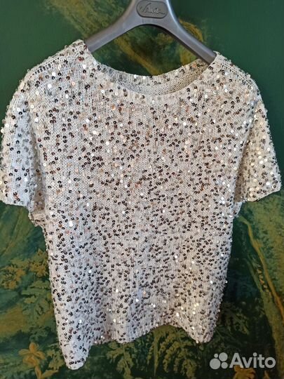 Джемпер с пайетками