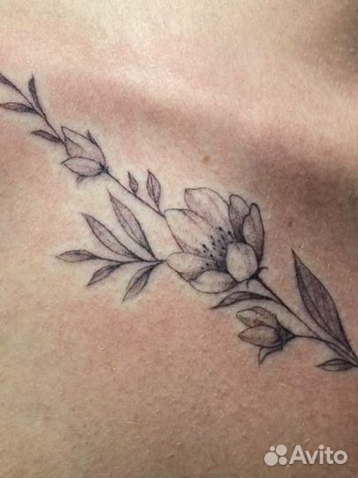 Мини тату и тату для девушек