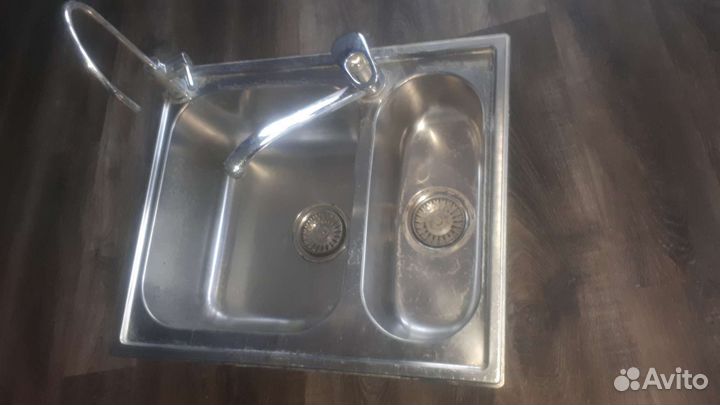 Мойка для кухни из нержавейки бу