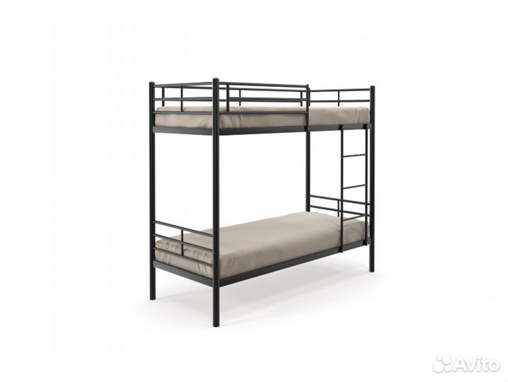 Кровать металлическая в хостел