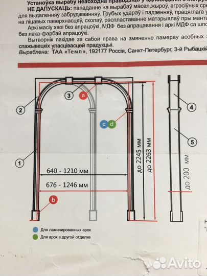 Арка дверная