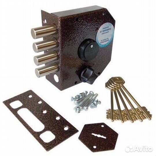 Замок дверной накладной