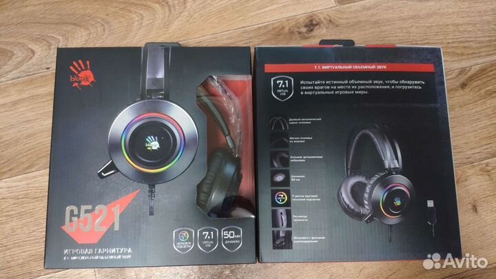 Проводная игровая гарнитура A4Tech Bloody G521