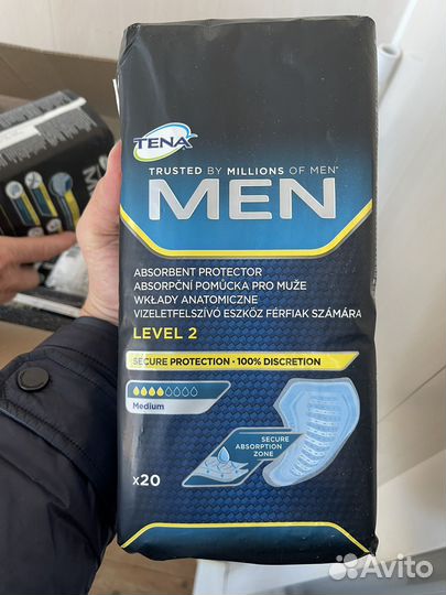 Мужские урологические прокладки Tena Man 4 капли