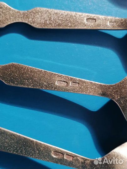 Набор кофейных ложек серебро СССР