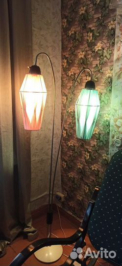 Винтажный торшер СССР светильник напольный