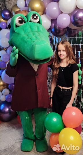 Ростовая кукла чебурашка, крокодил Гена