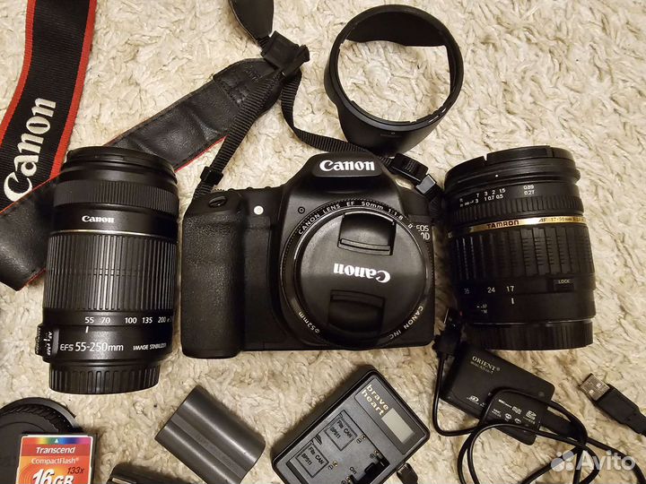 Зеркальный фотоаппарат canon 50D + объективы