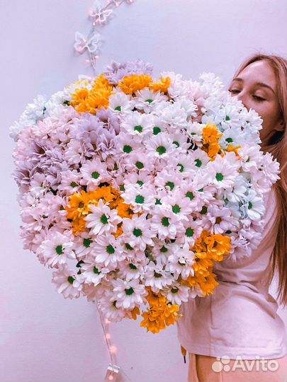 Ромашки 25шт, 35шт, 51шт, 101шт