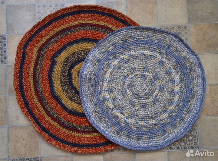 Коврик вязаный крючком