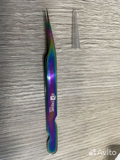 Прямой пинцет для наращивания ресниц