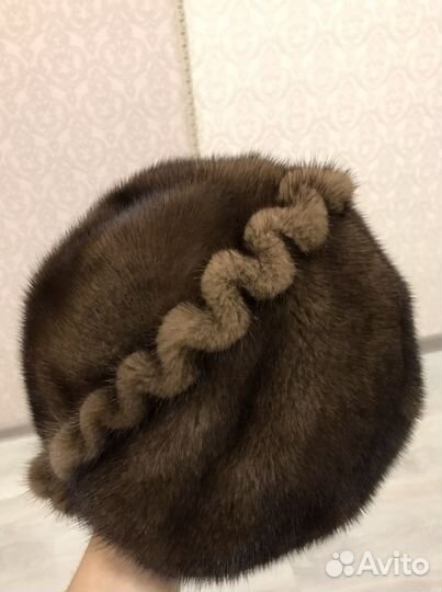 Берет норковый