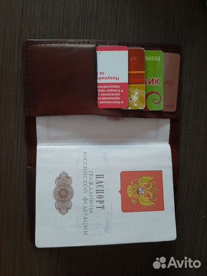 Обложка на паспорт кожа