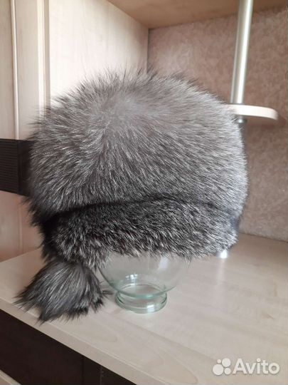 Женская шапка из чернобурки