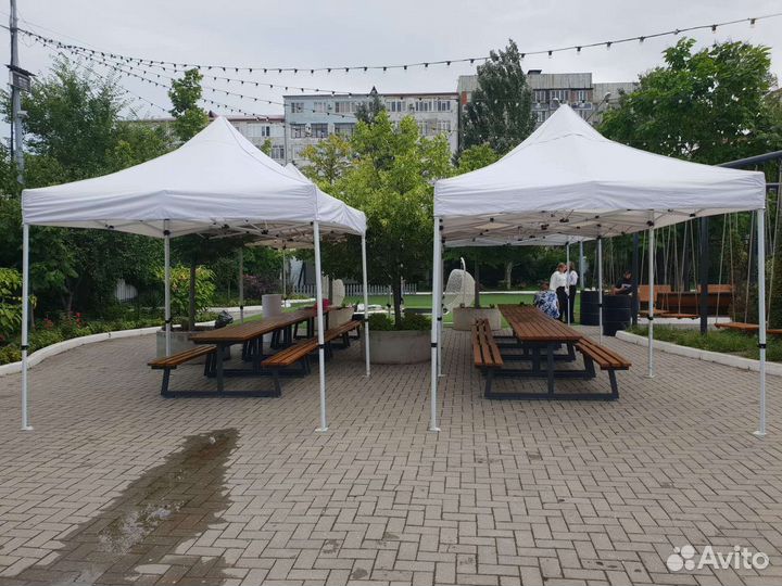 Аренда шатров, столов, стульев