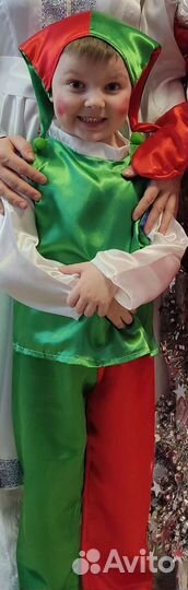 Новогодний костюм петрушка