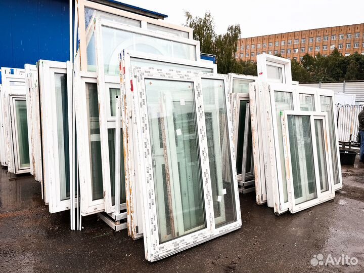 Пластиковые Окна и двери пвх бу