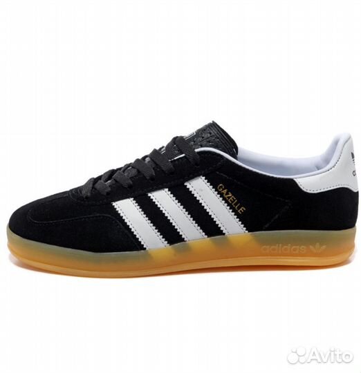 Adidas Gazelle Indoor Black White Gum