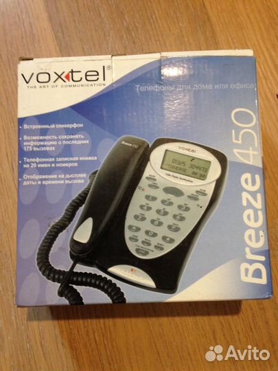 Телефон стационарный новый voxtel