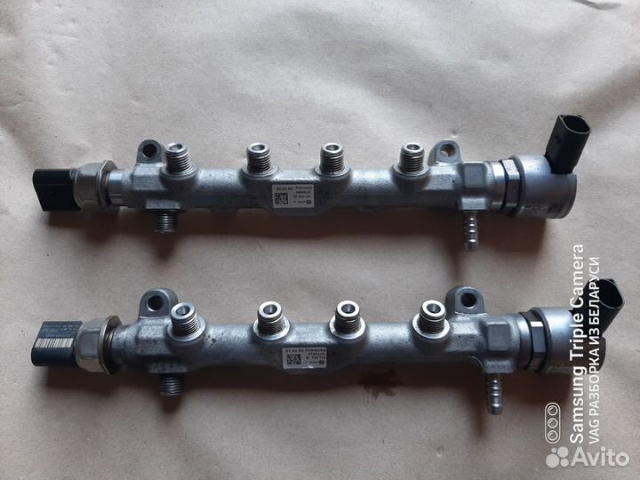 Топливная рампа в сборе 04L089G,D,B. VW, skoda