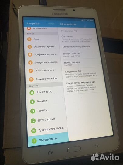 Планшет samsung galaxy tab a6