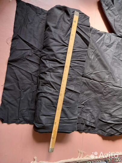 Ткань черная