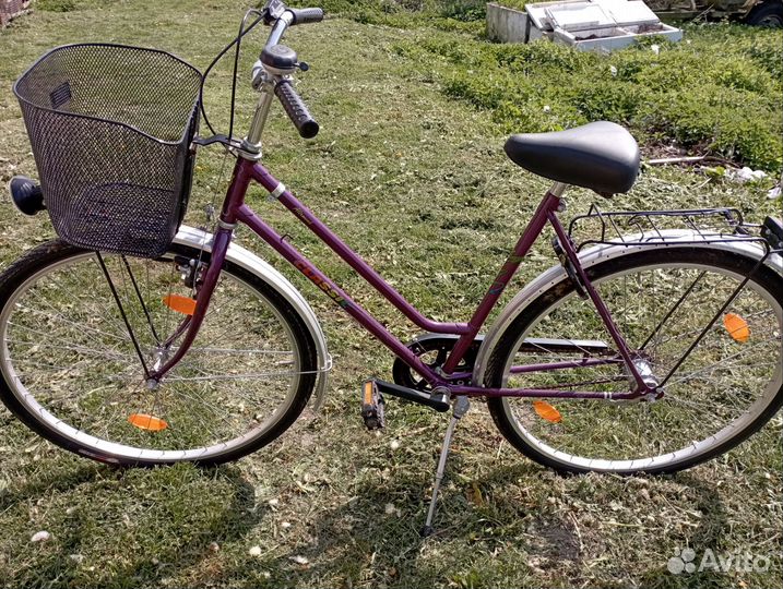 Велосипед взрослый женский с корзиной
